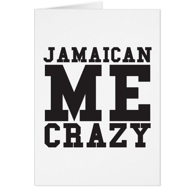 Jamaican Me Crazy (Voorkant)