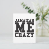 Jamaican Me Crazy Briefkaart (Staand voorkant)