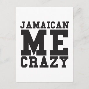 Jamaican Me Crazy Briefkaart