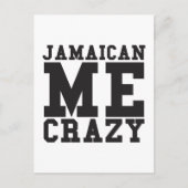Jamaican Me Crazy Briefkaart (Voorkant)