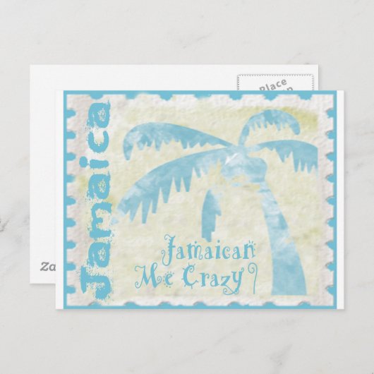 Jamaican Me Crazy Briefkaart (Voorkant / Achterkant)