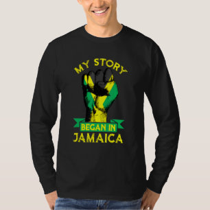 Jamaican Mijn verhaal begon in Jamaica Fist Pride T-shirt