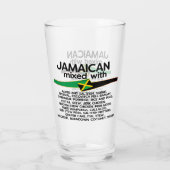 Jamaican Mixed With Jamaica Proud Glas (Achterkant)