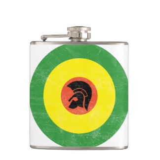 Jamaican Mod Target Flask Heupfles