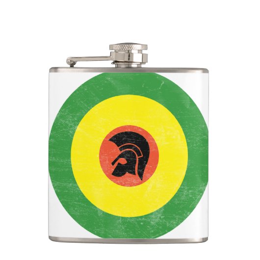 Jamaican Mod Target Flask Heupfles (Voorkant)