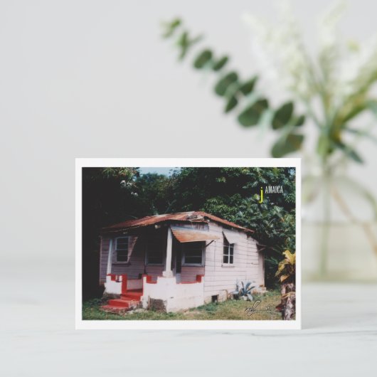 Jamaican Old House Briefkaart (Staand voorkant)