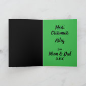 Jamaican Patois Festive Merry Christmas Kaart (Binnen)