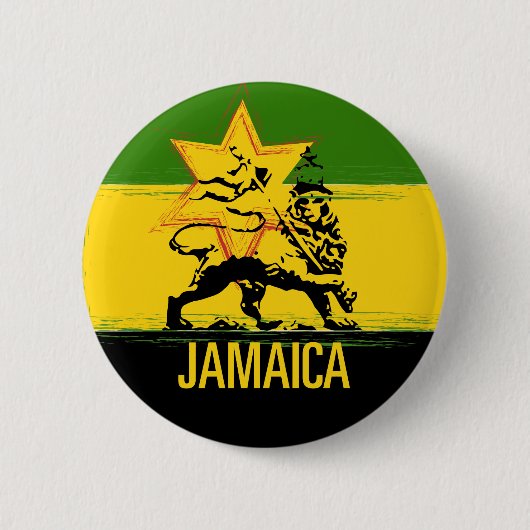 Jamaican Pin Ronde Button 5,7 Cm (Voorkant)