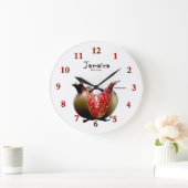 Jamaican Pomegranate Modern Wall Clock Gift ...!! Grote Klok (Huis)