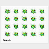 Jamaican Princess Ronde Sticker (Vel)