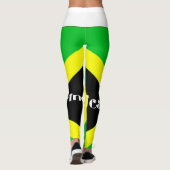 JAMAICAN PRINCESS VLAG LEGGINGS DOOR. HAVIC ACD (Achterkant)
