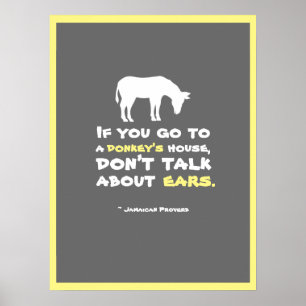 Jamaican Proverb Poster