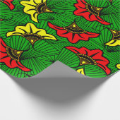 Jamaican Rasta Colors Caribbean Wedding Cadeaupapier (Hoek)