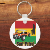 Jamaican Rasta Surfpatrol Buggy Sleutelhanger (Voorkant)