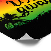 Jamaican Rasta Wah Gwaan Patwah Phrase Poster (Hoek)