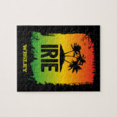 Jamaican Rastafarian IRIE Rasta Flag Colors Legpuzzel (Horizontaal)
