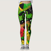 Jamaican Reggae Rasta Leggings (Voorkant)