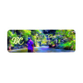 Jamaican River Raft Ride J001 Adres Etiket (Voorkant)