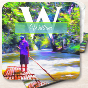 Jamaican River Raft Ride J001 Bier Onderzetter