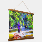 Jamaican River Raft Ride J001 Hangend Wandkleed (Gebogen)