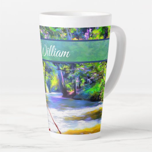 Jamaican River Raft Ride J001 Latte Mok (Rechterhoek)