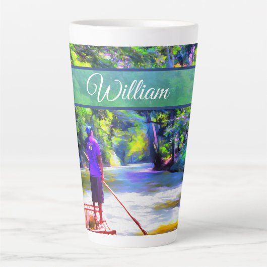 Jamaican River Raft Ride J001 Latte Mok (Voorkant)