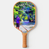 Jamaican River Raft Ride J001 Pickleball Paddle (Voorkant)