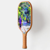 Jamaican River Raft Ride J001 Pickleball Paddle (Links)