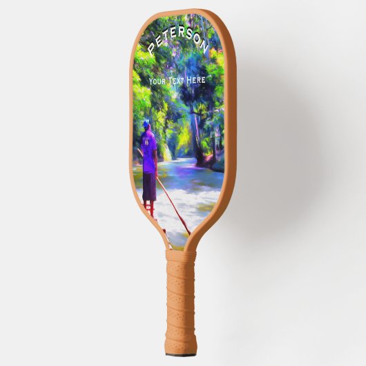 Jamaican River Raft Ride J001 Pickleball Paddle (Links)