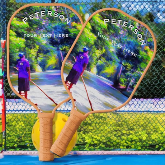 Jamaican River Raft Ride J001 Pickleball Paddle