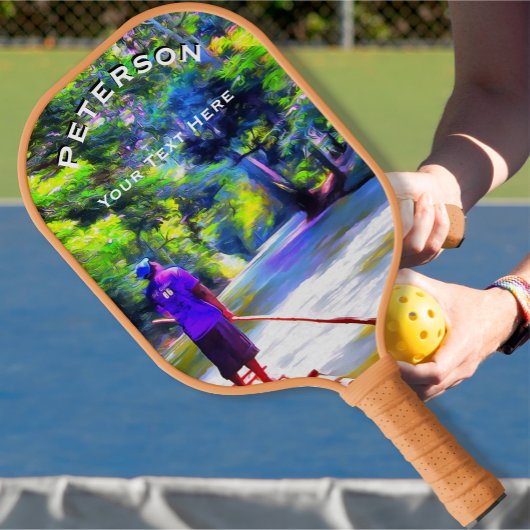 Jamaican River Raft Ride J001 Pickleball Paddle