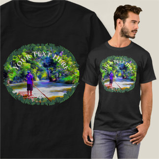 Jamaican River Raft Ride J001 T-shirt