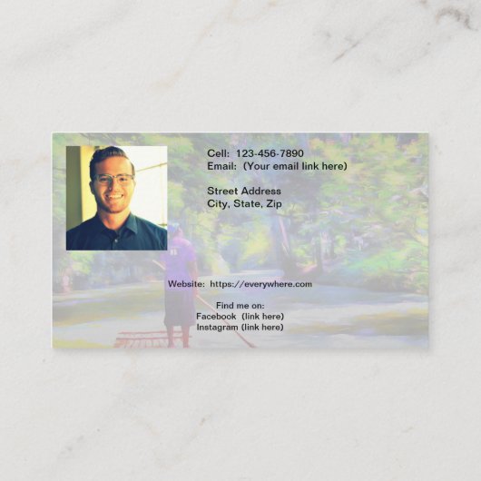 Jamaican River Raft Ride J001 Visitekaartje (Achterkant)