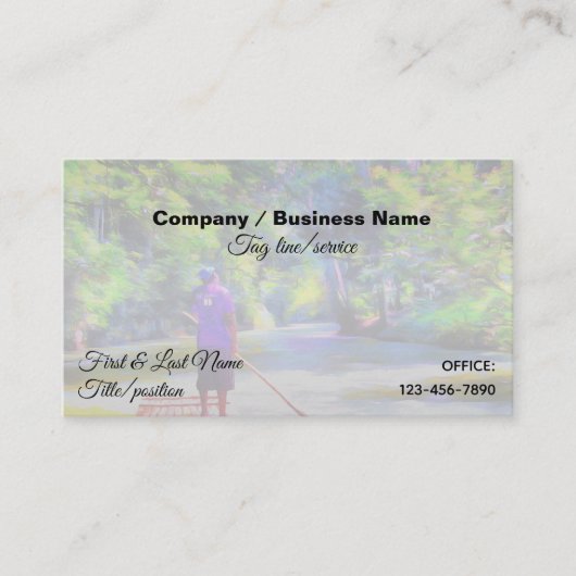 Jamaican River Raft Ride J001 Visitekaartje (Voorkant)