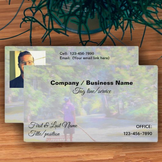 Jamaican River Raft Ride J001 Visitekaartje