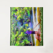 Jamaican River Raft Ride J001 Wandkleed (Voorkant)