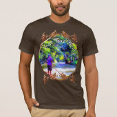 Jamaican River Vist Raft Ride J001 T-shirt (Voorkant)