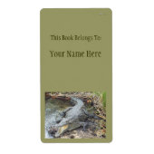 Jamaican Salt Water Crocodile Etiket (Voorkant)