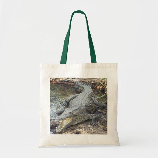 Jamaican Salt Water Crocodile Tote Bag (Voorkant)
