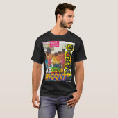 JAMAICAN SLOW DANCE / LOVE Basic Donker T-shirt (Voorkant volledig)
