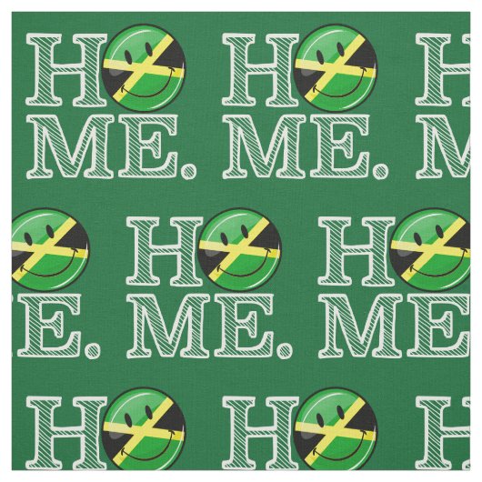 Jamaican Smiling Flag House Warmer Stof (Swatch)