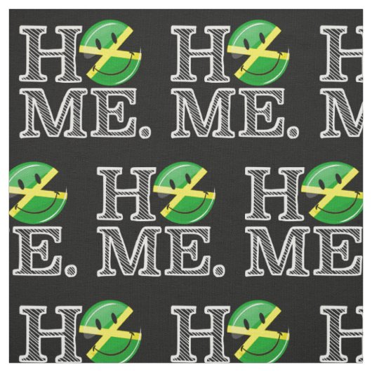 Jamaican Smiling Flag House Warmer Stof (Swatch)