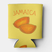 Jamaican Spicy Beef Patty Patties Jamaica Pastry Blikjeskoeler (Voorkant)
