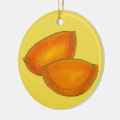 Jamaican Spicy Beef Patty Patties Jamaica Pastry Keramisch Ornament (Links)