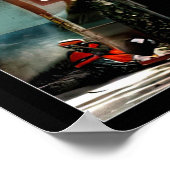 Jamaican Street Scene Poster (Hoek)