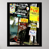 Jamaican Street Scene Poster (Voorkant)