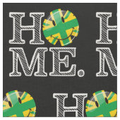 Jamaican Style Union Jack Flag Stof (Close Up)