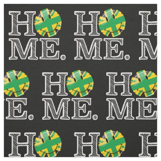 Jamaican Style Union Jack Flag Stof (Swatch)