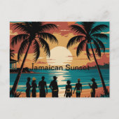 Jamaican Sunset Briefkaart (Voorkant)