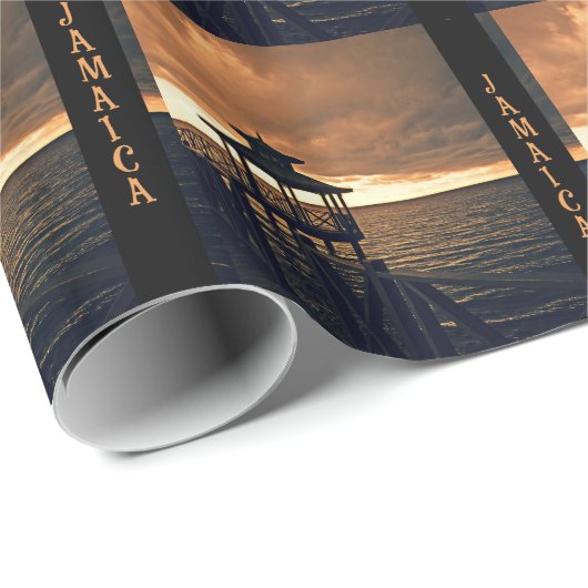 Jamaican Sunset Cadeaupapier (Rol Hoek)
